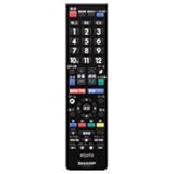 シャープ　液晶テレビ用　リモコン＜ブラック系＞（LC-24K30-B LC-22K30-B LC-19K30-B）(0106380482)