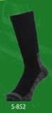 【Ｓ－８５２】ストロングソックス　底力タイプ　先丸　２足組×５組入　ブラック×グレー'0756