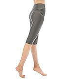 [ニシキ] 1611 ヨガパンツ 7分丈 水陸両用 フラットシーマ素材 伸びる スパッツ フィットネス ランニング トレーニング スポーツ 