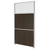 法人様向け カグクロ 三段割アクリルパーテーション ローパーテーション 間仕切り H1600×W900 透明 ローズ 衝立セット PA0916SET1-DB