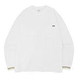 [ニューエラ] 長袖ロンT ONSPOTZ別注 オーバーサイズ ホワイト XL MINI BRAND LOGO OVERLAP