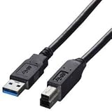 BUFFALO(バッファロー） USB3.0 A to B ケーブル 1m ブラック BCUAB310BK