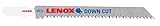Lenox Tools 20290BC450SR T-Shank High Carbon Steel Down Cut Jig Saw Blade, 4-Inch x 5/16-Inch 10TPI,