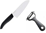 京セラ(KYOCERA) セラミックナイフ＆セラミックピーラー お買い得セット FKR-H140/CP-NA09 ブラック