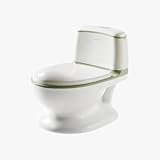 【bc babycare】 おまる 洋式 トイトレ 流水ボタン ペーパーホルダー 補助便座 子供用 男の子 女の子 トイレトレーニング お子様用おまる (グリーン)