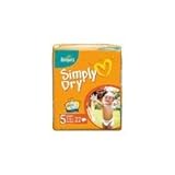 Pampers Simply Dry Size 5 Nappies 22 pack by Pampers