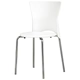 ミーティングチェア スタッキングチェア シンプル ホワイト チェア SC-20