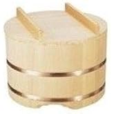 雅うるし工芸 のせ蓋おひつ 18㎝ (3.5合用) サワラ材 日本 DOH05018