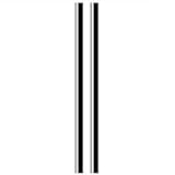 車体サイドデカール、車ストライプステッカー収縮防止防水車Rvヨットトラック用, 防水性と耐久性に車用デカール, 跡を残さず簡単に貼り付けられます(黒)