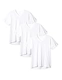 [ボディワイルド] Tシャツ 半袖 Vネック 綿100% 天竺 3枚組 BW50153 メンズ ホワイト S