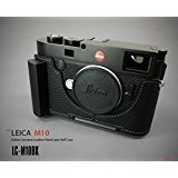LIM'S メタルグリップ 本革カメラハーフケース Leica M10 ブラック LC-M10BK