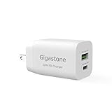 Gigastone USB C 充电器 30W Type C 充电器 Type-C 33W PPS 折叠式插头 快速充电器 2端口 USB-A + USB-C 高速充电器 超小型 iPhone 15/ 14 iPad Pro Galaxy S23 S22 S21 S20 Switch