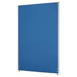 法人様向け カグクロ クロスローパーテーション 布貼り 間仕切り H1200×W1200 ブルー 衝立セット PN1212SET1-BL