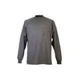 カジメイク COOLCOMFORT 長袖ローネックシャツ チャコールグレー M 670174M