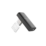カシムラ USB-C L字変換コネクタ 40Gbps 240W 縦向き 縦挿 AJ-684