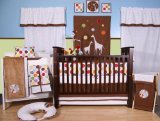 Baby & Me 10 pc Crib Set Bumper free by Bacati