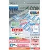 Amazon | エーワン マルチカード12面CカードSラミネート用 51083
