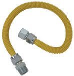 BrassCraft Mfg 1/2 In. FIP x 1/2 In. MIP x 60 In. ProCoat Gas Appliance Connector 5/8 In. OD (93,200