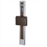 オンリーワン　レリーフポール　ポストセット　ライク　【表札はカッティングシールとなります】　【機能門柱　機能ポール】 　カーボンブラック