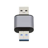 Cablecc 10Gbps USB 3.0/3.1 Type A オス - USB 3.0/3.1 A オス データアダプター 延長 ノートパソコン デスクトップ用