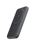 Anker 621 Magnetic Battery (MagGo) (マグネット式ワイヤレス充電対応 5000mAh コンパクト モバイルバッテリー)【マグネット式/ワイヤレス出力 (7.5W) / USB-Cポート入出力/PSE技術基準適合】iPhone 16 / 15 / 14 / 13 シリーズ専用 (ブラック)
