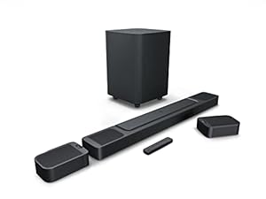 JBL BAR 1000 7.1.4ch 完全ワイヤレスサラウンドサウンドバー Dolby Atmos DTS:X eARC対応 ブラック