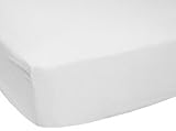 Luvable Friends Fitted Portable Crib Sheet, White by Luvable Friends