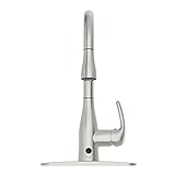 Bio Bidet FLOW Motion Sensor Kitchen Faucet, Brushed Nickel 141［並行輸入］