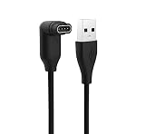 SHEAWA Garminガーミン用充電ケーブル 充電器 L型 USB-A Approach S70/Vivosmart5 耐久性に優れ USB充電 アクセサリー ガーミン Forerunner 265/265S/255/255S/955/965/instinct 2X/Approach S62/Fenix7/ForeAthlete 745/55/245/vivoactive 3/4/Fenix7X/7S/instinct/Venu/ Venu2/Venu 2 plus/Venu Sq/ForeAthlete 45/vivomove 3/3S/Fenix 5/6など対応