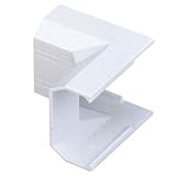 （まとめ） エレコム フラットモール接続ユニット イリズミ 幅17mm用 ホワイト LD-GAFR1／WH 1個 〔×40セット〕