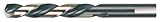 Cle-Line C23702 Heavy Duty Mechanics Length Drill, High Speed Steel, Black and Gold Finish, Straight