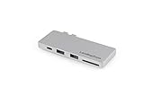 LandingZone USB Type-C ハブ MacBook Pro MacBook Air モデル A1706/A1707/A1708/A1989/A1990/A1932/A2141/A2251/A2289 2016年~2020年発売(シルバー)