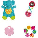 Bright Starts Teething Fun Gift Set, Pretty in Pink
