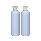 JP Number シャンプーボトル 400ml 旅行用 詰め替えボトル トラベルボトル (ブルー, 2本セット)