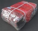 【名札あり】 種もみ袋 ( 種籾 ネット、種籾消毒袋 ) - 大40×65cm 赤色 10枚入れ 日ADNＺ