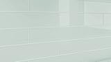 Cityグレーガラスタイル。Perfect for Kitchens and Bathrooms。 Color Sample グレー BLK-CGR-S
