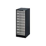アバンテV2フロアケース スチール B4タテ 深9段 黒 生活用品 インテリア 雑貨 インテリア [並行輸入品]