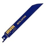 Irwin 372618 6 " x 18-tpiバイメタルメタルCutting Reciprocating Saw Blade with WeldTec
