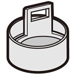 シャープ[SHARP]　シャープ洗濯機用給水弁用フィルター（210 337 0444） 【2103370444】