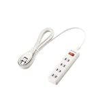 エレコム 一括スイッチ付 省エネタップ T-E3A-2430WH　エレコム [簡易パッケージ品]