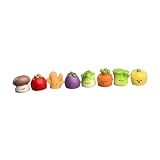 Ｃｕｔｉｃａｔｅ 8 個 ミニ野菜フィギュア 樹脂製野菜模型 テレビモニター用ミニチュア食品