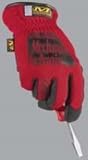 新しいMechanix Wear FastFit大人用テキスタイルグローブ、レッド、XL