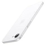 JETech 薄型 iPhone 17e (2026) / iPhone 16e用 ケース カメラレンズ全面保護 軽量 クリア PPハードミニマリストカバー 6.1インチディスプレイ (フロストクリア)