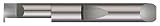 Micro 100 QFR-038-12 Quick Change Full Radius Grooving Tool, Solid Carbide Tool, 0.038 (0.97 mm) Groove Width, 0.100 (2.54 mm) Projection, 0.310 (7.9 mm) Minimum Bore Diameter, 0.750 (19.1 mm) Maximum Bore Depth, 0.3125 (7.9 mm) Shank Diameter, 2 (51 mm) Overall Length by Micro 100