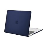 MOSISO 対応機種 MacBook Pro 13インチ ケース M2 M1 A2338 A2289 A2251 A2159 A1989 A1706 A1708 (2026 2025-2016発売)、薄型 耐衝撃 保護 対応機種 MacBook Pro M1 13インチ プラスチック ハード ケース カバー(ネイビー ブルー)