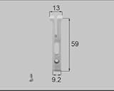 LIXIL部品 窓・サッシ用部品 ピース・クリップ・振れ止め 網戸：外れ止め[FNMS083] ホワイト　右[FNMS083]