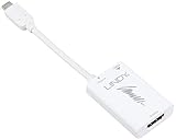 LINDY USB 3.1 TypeC - HDMI2.0変換アダプタケーブル、Thunderbolt 3互換、PD60W、0.15m(型番:43178)