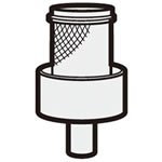 シャープ[SHARP]　シャープ掃除機用筒型フィルター（217 221 0578） 【2172210578】