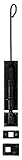 Acorn ALGBP 12" Spring Loaded Cane Bolt - Black