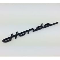 Amazon | Honda クラシック エンブレム ブラック 筆記体 215mm×23mm